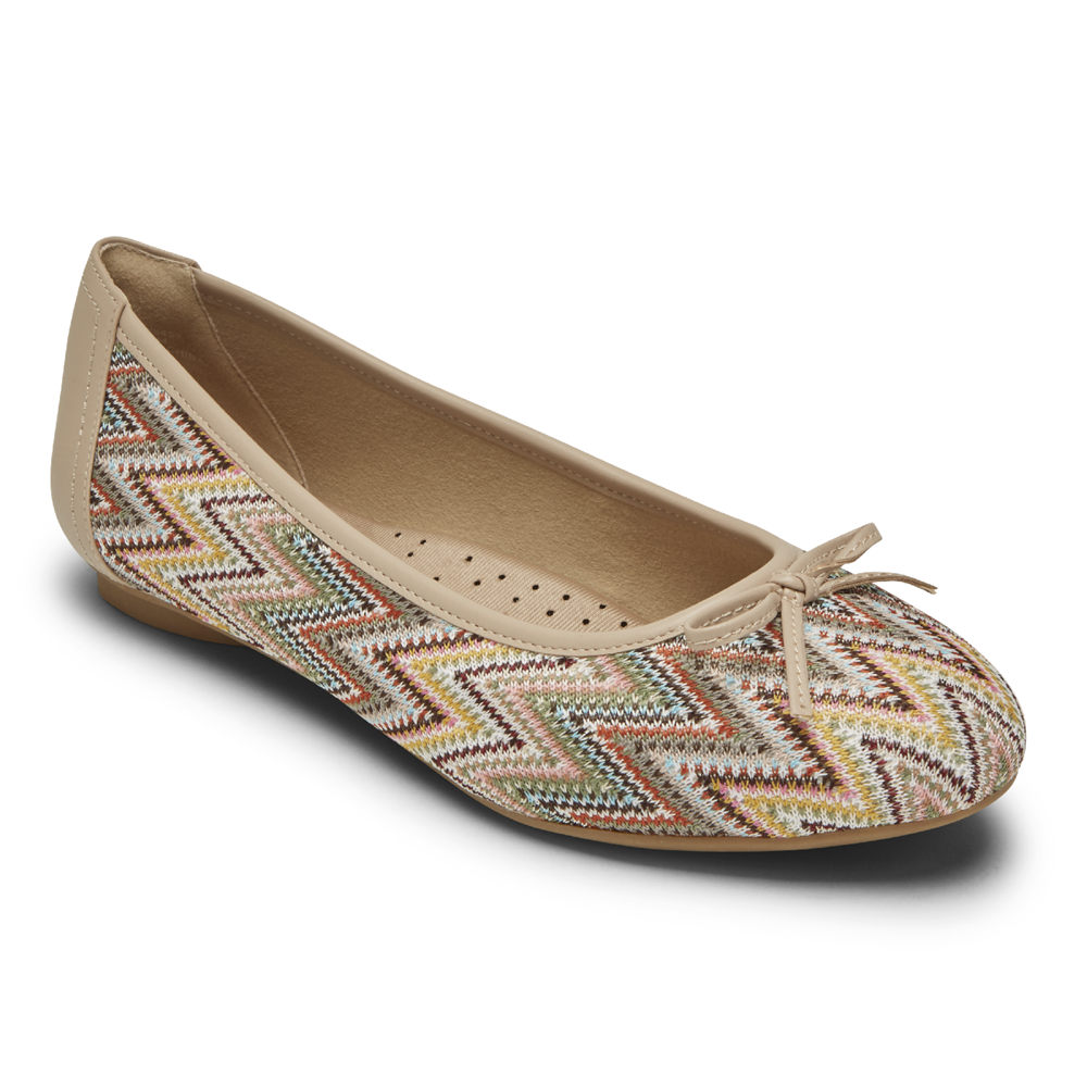 Rockport Womens Flats Multicolor - Reagan Bow - UK 261-IJXCGV